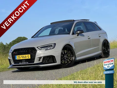 Audi Rs3 2.5 TFSI 770PK Quattro / Pano / TTE777 / Schaalstoelen / Carbon / Virtual Cockpit / Org NL / Keyless / 19* Motec / Forged motor / Maxton / Dodehoek
