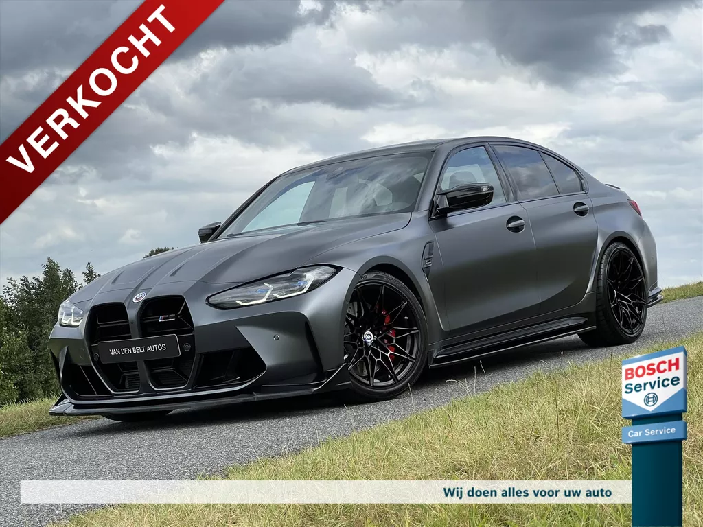 BMW M3 Competition 510PK / Schaalstoelen / Laser / Head-up / 1e eigenaar / Harman/Kardon / 360° Camera / Memory / Carplay / Dealer ondr / Keyless / Maxton