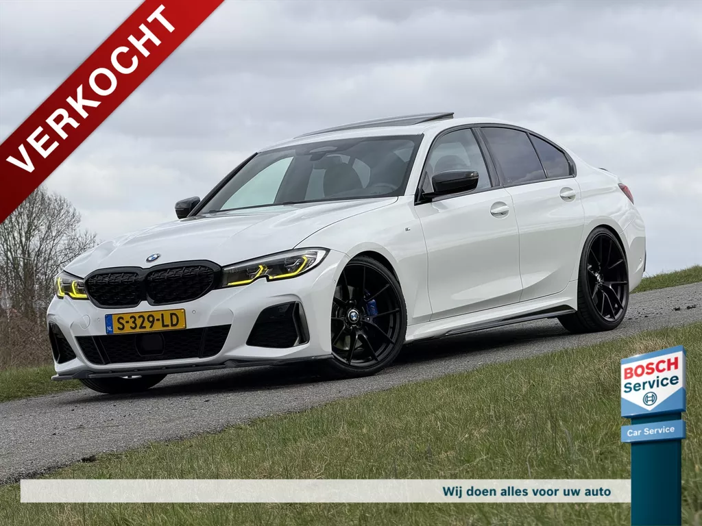 BMW 3-Serie M340i 470PK x-Drive / Pano / Head-up / VRSF Downpipe / Kleppen uitlaat / Laserlight / Harman/Kardon / Maxton / Virtual Cockpit / Sfeer verl / Memory