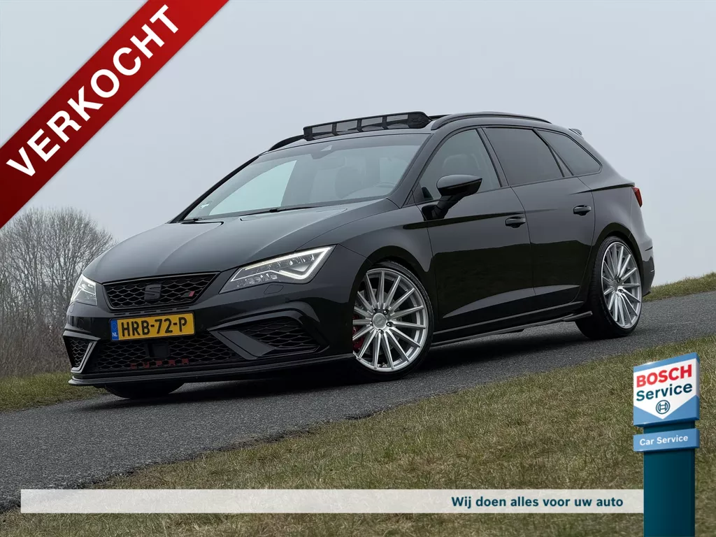 Seat Leon - ST 2.0 TSI CUPRA 4DRIVE 350PK / Pano / KW Schroefset / Sfeer / Seat Sound / Keyless / Full Maxton / Acc / Carplay / 19* Inch