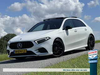 Mercedes A-Klasse A 250 224PK AMG-Line / Pano / Head-up / Sfeerverl / Kleppen uitlaat / Night pakket / Virtual Cockpit / Keyless / Camera / Acc / Dcc / 19* Inch