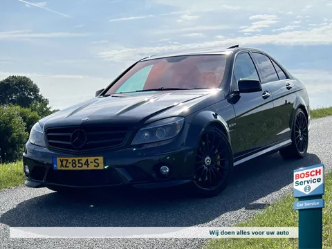 Mercedes Mercedes C-Klasse C63 AMG 457PK / Harman/Kardon / dakje / Elektr stoelen / leer / Camera / Navi / Leder / Carbon / apple carplay