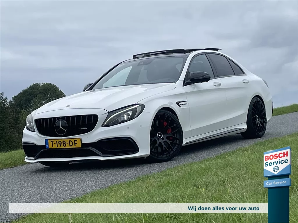 Mercedes C-Klasse C63 S AMG 510PK / Pano / Keyless / 360º Camera / Sfeer / Elektrische Koffer / Navi / 19*Inch