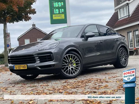 Porsche Cayenne Coupé 3.0 V6 462PK E-Hybrid / Pano / Nl auto / Bose / Keyless / Camera / Leder / Memory / Navi / Acc / Dcc / Elektische achterklep / 21*Ich