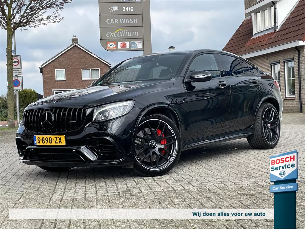 Mercedes GLC Coupé 63 AMG S 510pk 4MATIC+  / Schaal Stoelen / Luchtvering  / Camera / Dealer Ondr / Burmester / Led / Wegklapbare Trekhaak / Keyless