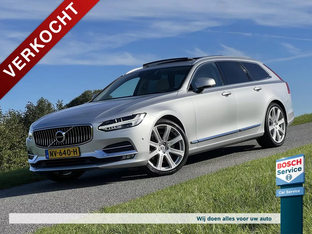 Volvo V90 2.0 T5 Inscription / Pano / Head-up / 360° Camera / Memory / Org NL / 2e  eigenaar / Inparkeerhulp / Keyless / Navigatie