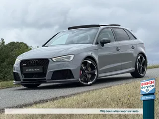 Audi Rs3 2.5 TFSI 420PK Quattro / Pano / Milltek / Maxton / Keyless / B&O / Elektr stoelen / Camera / Alarmsysteem / Led / 19* Rotor / Acc / Dcc