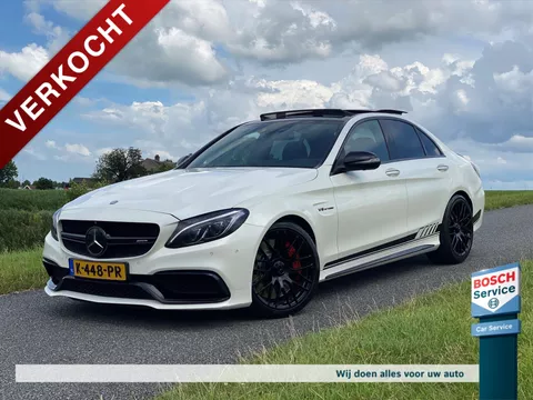 Mercedes C-Klasse C63S 4.0 Edition one/dealer onderhouden/sfeerverlichting/head up/pano