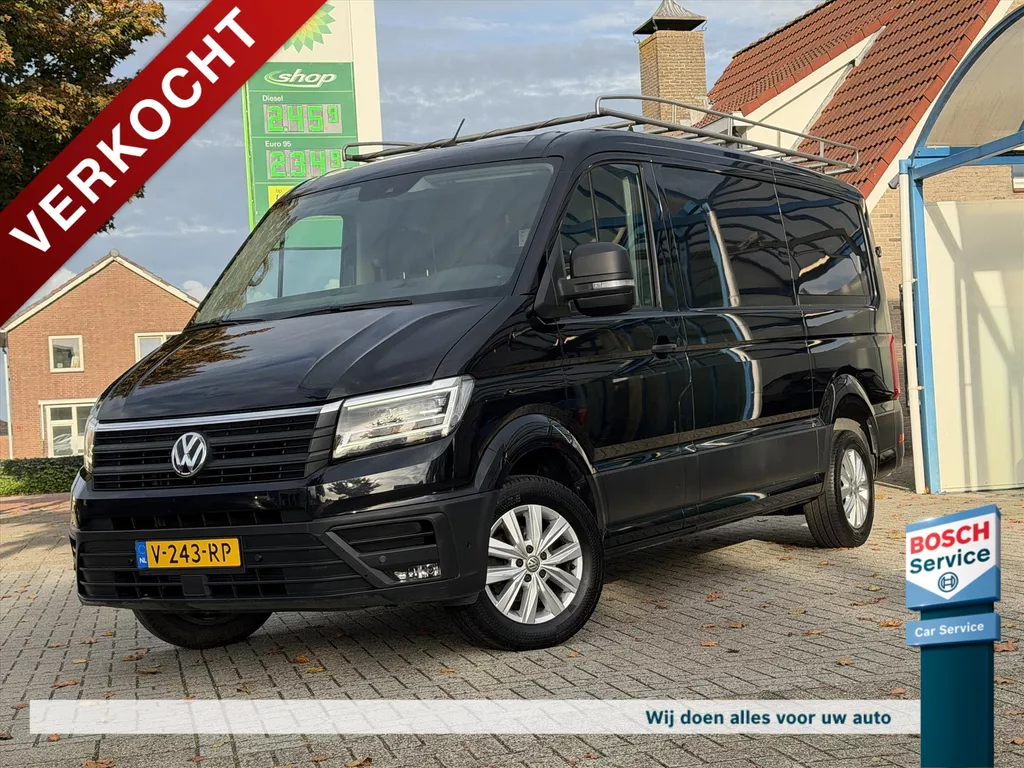 Volkswagen Crafter 2.0 TDI L3H2 1E Eigenaar / Org NL / Full Option / Led / Leder / Camera / Trekhaak / Cruise / Stoelverw / Bleutooth / Geveerde Stoel / Imperiaal / LM